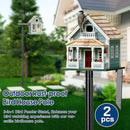 Ottsuls 2 Pack 109 Inch Heavy Duty Bird Feeder Pole Kit for Wild Birds, with 5-Prong Base Feeding Station, Adjustable Birdhouse Stand by GreenHaven Gardens