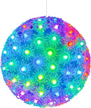 Brightown Christmas Hanging Starlight Sphere Light, 6” 100 RGB Replaceable LED Bulbs with Add-On Plug, LED Sphere Lights for Trees Party Wedding Patio Indoor Outdoor Decorations by GreenHaven Gardens