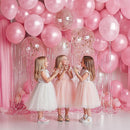 JOYIN 150 Pcs Pastel Pink Balloons, Different Sizes 18 12 10 5 Inch Pastel Pink Latex Balloon Arch Kit with Instruction for Birthday Decoration Party Graduation Wedding Holiday by TinyTreasures Baby Boutique