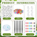 30 Sets Suncatchers Window Art Kits, DIY Sun Catchers Bulk Crafts Paint Your Own Window Ornaments for Boys Girls Classroom Home Party Birthday Activity Decor (Vibrant Style) by GreenHaven Gardens