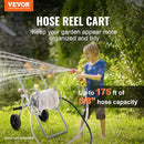 VEVOR Hose Reel Cart, Hold Up to 175 ft of 5/8’’ Hose (Hose Not Included), Garden Water Hose Carts Mobile Tools with Wheels, Heavy Duty Powder-coated Steel Outdoor Planting for Garden, Yard, Lawn by GreenHaven Gardens