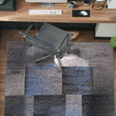 Rugshop Modern Distressed Boxes Area Rug 3' 3" x 5' Blue by TinyTreasures Baby Boutique