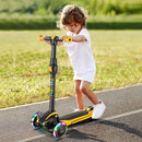 TONBUX Kids Scooter for Age 3-12, Toddler Scooter with 4 Adjustable Heights, Light Up 3-Wheels Scooter, Shock Absorption Design, Lean to Steer, Balance Training Scooter for Kids by TinyTreasures Baby Boutique