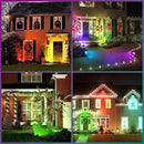 Solar Color Changing Spot Lights Outdoor, Multicolor Landscape Spotlights, IP65 Waterproof, Large Solar Panel, Yard Garden Pathway Light 4 Pack by GreenHaven Gardens