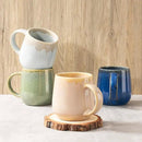 bestone Coffee Mugs Set of 4，15 oz Large Coffee Mugs, Ceramic Mugs with Handles,etc Coffee Mugs, Cups for Coffee Cereal Latte ，Microwave & Dishwasher safe，Vibrant Colors by CozyNest Decor