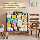 TOETOL 5-Tier Kids Bookshelf - Toddler Book Display Shelves for Classrooms, Playrooms, and Nursery - Wooden Children Book Rack (Rustic Brown) by TinyTreasures Baby Boutique