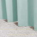 NICETOWN Blackout Curtains 66 inches Long, Grommet Window Treatment Thermal Insulated Solid Blackout Curtains/Panels/Drapes for Bedroom, Aqua Blue, Set of 2, W66 x L66 by TinyTreasures Baby Boutique