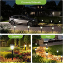 GOODFOEVER Solar Pathway Lights Outdoor, 10 Pack Solar Powered Garden Light Waterproof, Auto On/Off Solar Yard Lights for Lawn Patio Walkway Driveway Decor Landscape Lighting by GreenHaven Gardens