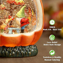 Fall Snow Globe Pumpkin Fall Decorations for Home Gnome Turkey Swirling Glitter Timer Thanksgiving Gift Autumn Harvest Fall Decor by CozyNest Decor