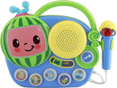 eKids Cocomelon Toy Singalong Boombox with Microphone and Built-in Music, Toddler Toys for Fans of Cocomelon Gifts by TinyTreasures Baby Boutique