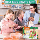 Pottery Wheel for Kids - Complete Pottery Painting Kit Arts and Crafts for Kids Ages 8-12 with 3 Pack Air Dry Clay Art Supplies Toys for Girls Boy Birthday Gift for 6 7 8 9 10 11 12+ by TinyTreasures Baby Boutique