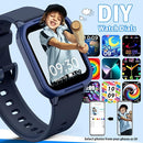 Smart Watch for Kids No Phone Needed, Tempered Glass Fitness Tracker Boy Teens with 19 Sport Modes, Pedometer, Sleep Monitor, Kids Watch Birthday Gifts Toy Gift for Girls Boys 6-16 (Blue) by TinyTreasures Baby Boutique