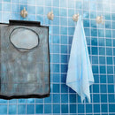Hanging Mesh Laundry Hamper (30in*20in*2in) Large Dirty Clothes Bag, Can Be Used Behind The Door & Closet & Caravan& Bathroom (Black) by CozyNest Decor