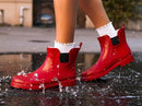 NORTY - Womens Ankle Rain Boots - Ladies Waterproof Winter Spring Garden Boot runs ½ size large by GreenHaven Gardens