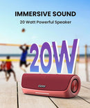 Cleer Scene Portable Bluetooth Speaker,IPX7 Waterproof,Powerful Sound and Deep Bass,Built-in Echo and Noise Canceling Microphone,12 Hours Battery,for Office,Home,Outdoors and Travel-Red by TinyTreasures Baby Boutique