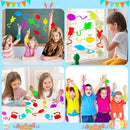 40 Pcs Easter Sticky Hands for Kids, Plastic Easter Eggs Fillers Basket Stuffers for Toddler Boys Girls Easter Eggs Hunt Games Party Favors Supplies Classroom Prizes Goodie Bag Fidget Sensory Toy Bulk by TinyTreasures Baby Boutique