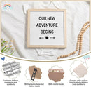 9 Pcs Pregnancy Announcement Set Pregnancy Reveal Ideas Felt Letter Board Baby Bodysuit Baby Booties Photo Frame Bear Plush Baby Wood Blocks for Coming Soon Baby Announcement (White,Bright) by TinyTreasures Baby Boutique