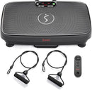 Sunny Health & Fitness Vibration Plate Exercise Machine, Full Body Vibrate Platform for Lymphatic Drainage with Multiple Speeds and Modes, Vibrating Plate Machine for Tension Relief & Weight Loss by CozyNest Decor