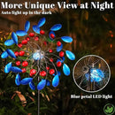 Wind Spinners for Yard and Garden Large - 80 inch Wind Spinners Outdoor Metal Large with Solar LED Light, Wind Sculptures & Spinners Windmills for Birthday Gifts Decorations(24 Diameter) by GreenHaven Gardens