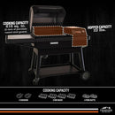 Traeger Ironwood Pellet Smoker Grill, Electric Wood Pellet Grill with WiFIRE App Control, 165F - 500F Degree Temperature Control Super Smoke Mode, 6-in-1 BBQ Smoker Grilling Combo, TFB61RLG by GreenHaven Gardens