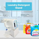 TidyFriend No-Spill Liquid Laundry Detergent Dispenser Holder, Laundry Soap Dispenser Holder with Drip Tray for Laundry Room Organization, Angled Downward Slope for Easy Pouring (No Strap, Ivory) by CozyNest Decor