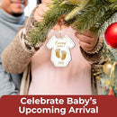 Christmas Pregnancy Announcement Ornament - New Baby Coming Soon 2025 Ornaments, Pregnant Christmas Ornament 2024 for Husband Mom, Expecting Parents to Be Gifts Baby Announcement Ideas by TinyTreasures Baby Boutique