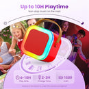 Mini Karaoke Machine for Kids Adults, Portable Karaoke Microphone Singing Speaker Bluetooth Karaoke Player with 2 Wireless Mic, Birthday Gifts for Girls Boys 4-12 Year Old, Family Home Party(Red) by TinyTreasures Baby Boutique