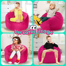 Hobestluk Bean Bag Chairs 2.5FT Bean Bag Chair with Memory Foam Filled & Machine Washable Cover,Beanbag Chair, Small Bean Bag Chairs for Playroom, Living Room, Bedroom by CozyNest Decor
