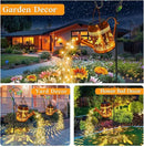Solar Lights Outdoor Garden Decor, Dragonfly Hanging Watering Can Landscape Lights Waterproof Yard Decorations for Outside Porch Patio Backyard, Gardening Gift for Mom Grandma Women Birthday by GreenHaven Gardens