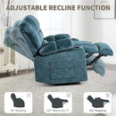 Recliner Chair Rocker Modern Ergonomic Lounge 360 Degree Swivel Single Sofa Seat Living Room Lounge Recliners on Clearance Foam Filling by CozyNest Decor