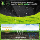 4ft×300ft Garden Weed Barrier Fabric, 3.2oz Premium Weed Blocker with 60 U-Shaped Securing Pegs, Weed Preventer for Gravel, Driveway, Gardening, Farming, Underlayment, Landscape by GreenHaven Gardens