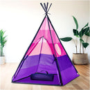 USA Toyz Happy Hut Teepee Tent for Kids - Indoor Pop Up Teepee Kids Playhouse Tents for Boys, Girls, Toddlers with Portable Storage Bag (Pink) by TinyTreasures Baby Boutique