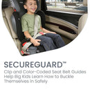Britax Highpoint Backless Belt-Positioning Booster Seat, SafeWash Black Ombre by TinyTreasures Baby Boutique