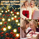 Solar Garden Lights Outdoor, 4 Pack Firefly Swaying Lights, Waterproof Garden Decor for Yard Patio Pathway Lawn, Gardening Gifts for Women Christmas Decoration by GreenHaven Gardens