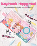 Interactive Sensory Soft Cloth Book, Educational Crinkle Quiet Activity Busy Book for Babies,Toddler Travel Toy Gift for Boys and Girls (Hello Potty) by TinyTreasures Baby Boutique