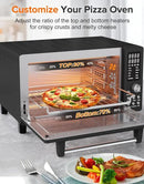 Nuwave Bravo Pro Smart Air Fryer Toaster Oven Combo, Airfryer Convection Oven Countertop, 12-in-1 Functions with Quicker & Even Crisp Technology, 1800W, 50-450°F, PFAS-Free, 21QT, Black by CozyNest Decor