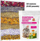 Pampered Chicken Mama Best Eggs Ever! Nesting Herbs for Chickens (10 Ounces) Calcium Supplement for Chickens | Chicken Feed Supplies, Hen Treats for Coops by GreenHaven Gardens