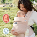 Momcozy Breathable Mesh Baby Carrier, Ergonomic and Lightweight Infant Carrier for 3-24 Months with Enhanced Lumbar Support, All Day Comfort for Hands-Free Parenting, Air Mesh-Pink by TinyTreasures Baby Boutique