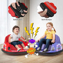 GLACER 12V Bumper Car, Electric Kids Bumper Car w/Parental Remote, 3-Speed, 360°Spin, Music, LED Light, Battery Ride on Bumper Car w/Dual Joysticks, Baby Bumper Car for Toddlers 18 Months+ (Red) by TinyTreasures Baby Boutique