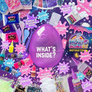 GirlZone Egg Surprise Galaxy Slime Kit for Girls, 39 Pieces to Make Glow in The Dark Slime, DIY Slime with Glitter, Fun Slime Kits for Girls 10-12 by TinyTreasures Baby Boutique