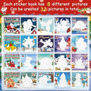 4 Pcs Christmas Paint by Sticker Books for Kids Ages 4-8 Sticker by Number Books Activity Book for Kids Ages 3-5 Sticker Puzzle Book Craft Art Toddlers Gift Snowman Santa Claus Xmas Tree 32 Pictures by TinyTreasures Baby Boutique