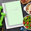 Wellness Planner & Fitness Log - Daily Diet & Health Journal with Weight Loss, Wellness Journal Notebook for Tracking Fitness, Sleep, Nutrition, Meal, Habits, A5(5.8 x 8.6 inch) (Green) by CozyNest Decor