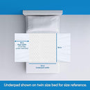 RMS Ultra Soft 4-Layer Washable and Reusable Incontinence Bed Pad - Waterproof Bed Pads, 34"X36" with Two 18" Flaps by TinyTreasures Baby Boutique