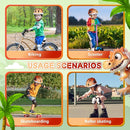 Toddler/Kids Bike Helmet Set for Boys Girls 3D Adjustable Kids Helmet Protective Gear Set Knee Elbow Wrist Pads and Multi-Sports Skateboard Scooter Cycling Roller Balance Bike by TinyTreasures Baby Boutique