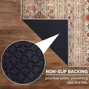 Keen Home Design 2x7 Rug - Machine Washable Runner Rug with Non-Slip Backing, Ideal for Hallway, Entryway, Kitchen, Laundry Room - Vintage, Easy Clean, Durable, Low Pile Rug - (2'6" x 7') by CozyNest Decor