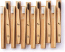Greenzla Bamboo Toothbrushes for Adults – 12 Pack Wooden Toothbrush Set with Charcoal-Infused Soft Bristles, Natural Oral Care for Daily Use by CozyNest Decor