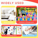 Foam Pit Cubes - 36 PCS 5 Inches Gymnastics Foam Blocks Trampoline Blocks, Multi-Sport Protective Padding for Gymnastics, Trampoline, Parkour, Skate Parks & BMX- Pink & Yellow & Dark Blue by TinyTreasures Baby Boutique