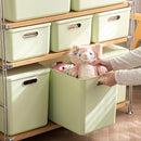 4 pack large plastic White storage bins Baskets, Toy Box Chest with Lids and Handle，Organizer Containers for Baby，Kids,snacks,Nursery，Shelves，Playroom, Bedroom，Office,Closet，home by TinyTreasures Baby Boutique