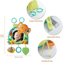 Car Seat Toy, Baby Car Mirror Toy for Rear Facing, Travel Baby Activity Center with Hanging Engaging Toys for Infants Babies 0-6-12-18 Months Boy Girl by TinyTreasures Baby Boutique