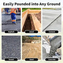 16 Inch Rebar Stakes (20 Pack) 1/2 Inch Diameter Galvanized Steel Ground Anchors Heavy Duty Anchoring Spikes for Speed Bump, Parking Curb and Tent by CozyNest Decor
